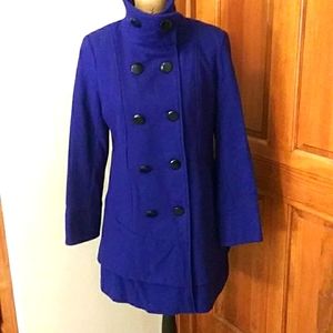 Worthington double breasted wool coat